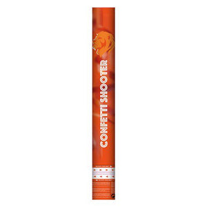Oranje Confettishooter Rood/Wit/Blauw met Oranje Swirls