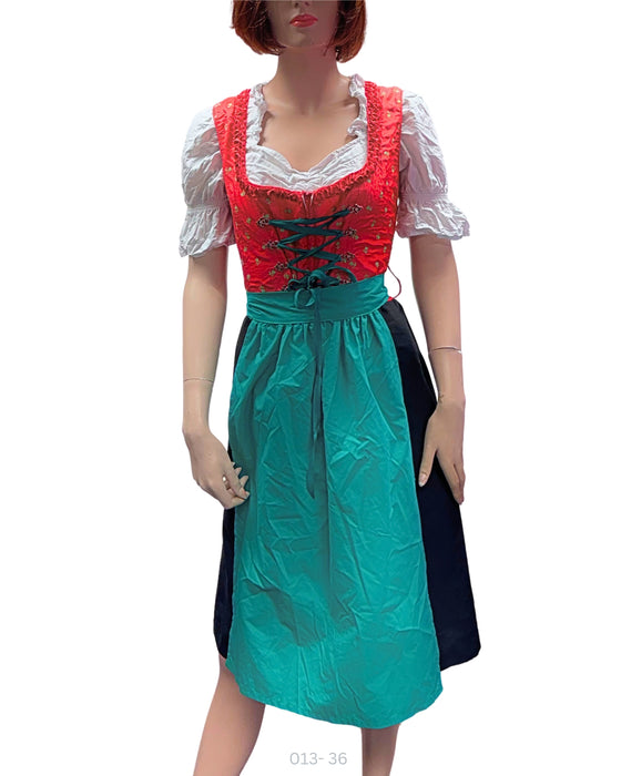 Dirndl Oktoberfest Tirolerjurk 13 | Huur mt. 36