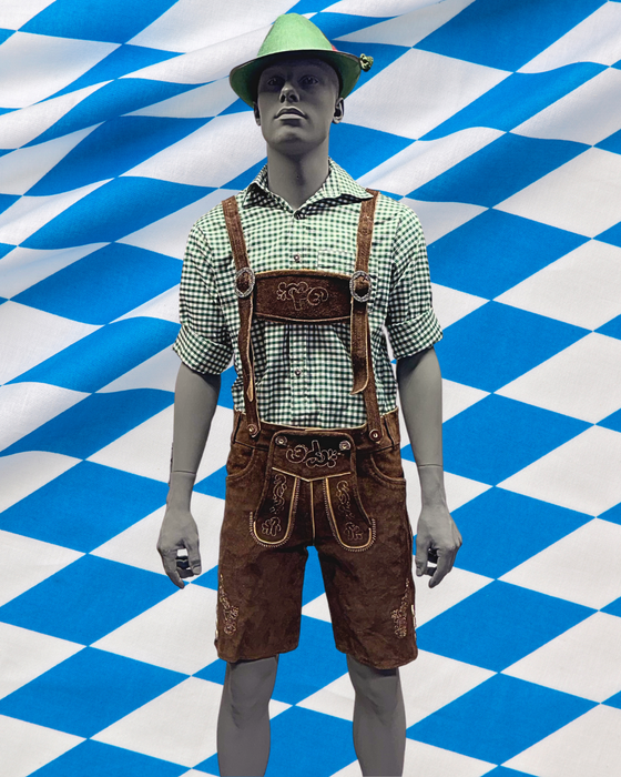 Lederhosen Deluxe Complete Oktoberfest set | Huur assorti