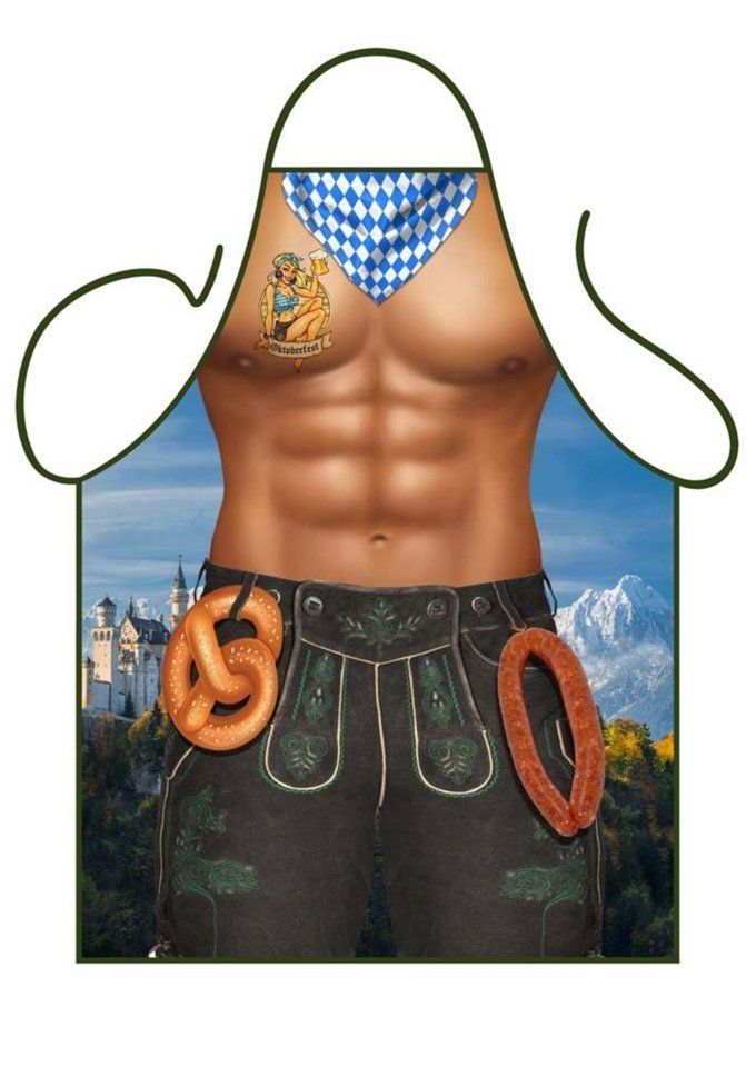 Oktoberfest Fun Schort Lederhosen