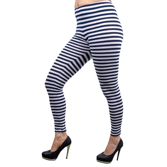 Dorus legging blauw/wit - Scattando Verkleedhuis