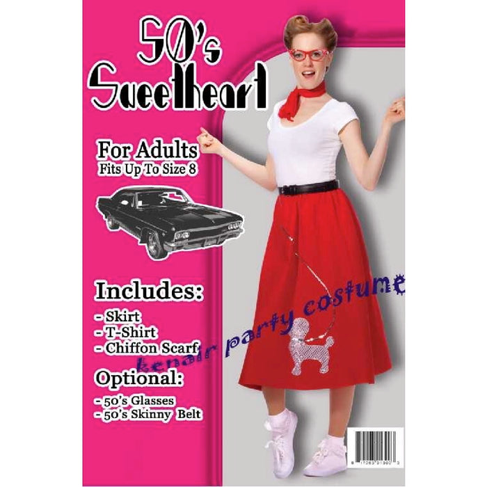 Retro Jaren 50 Kostuum Dames - Scattando Verkleedhuis