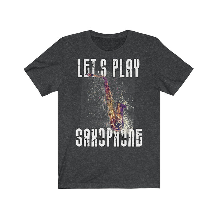 Unisex T-shirt Let's play Saxophone - Scattando Verkleedhuis