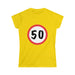 T-Shirt 50, Sarah, Jarige Job, birthday - Scattando Verkleedhuis