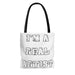 I'm a Real Artist Tote Bag / Tas - Scattando Verkleedhuis