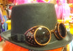 Steampunk hoed met bril - Scattando Webshop