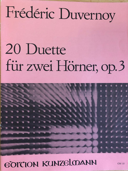 20 Duetten für zwei Hörner, Duvernoy - Scattando Verkleedhuis