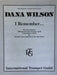 I Remember, Dana Wilson, Trompet - Scattando Verkleedhuis