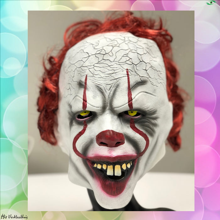 Pennywise Halloween Mask IT - Scattando Verkleedhuis