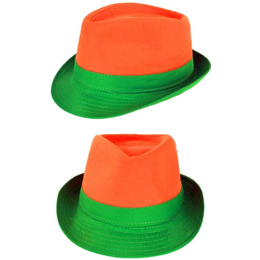 Oranje Kojak Hoed Oranje / Groen - Scattando Webshop