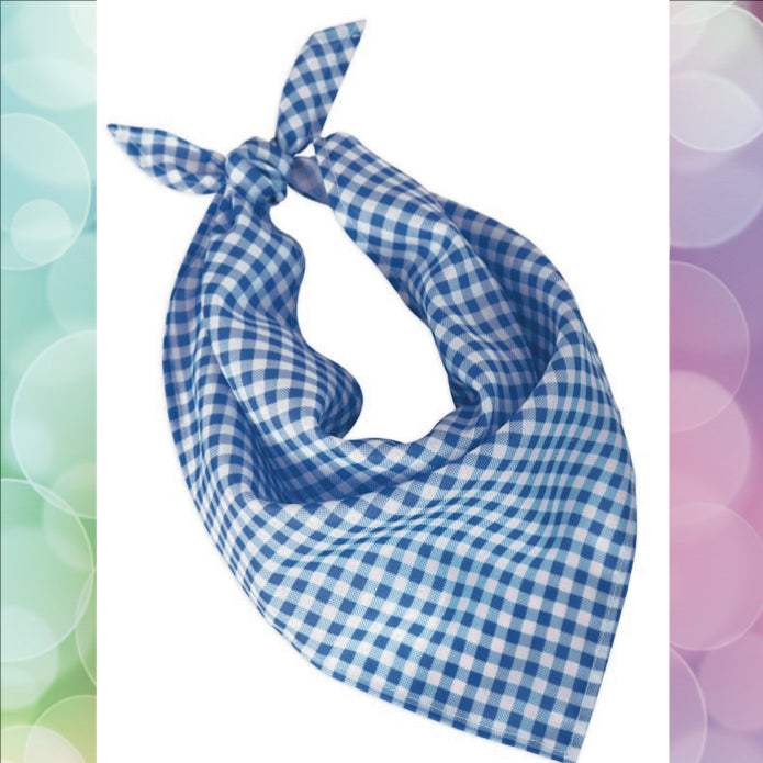 Oktoberfest Halsdoek blauw / wit - Scattando Webshop