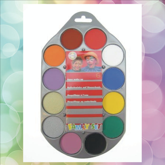 Schmink / Grime Pallet 12 kleuren - Scattando Webshop