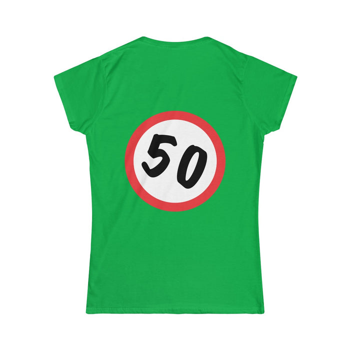 T-Shirt 50, Sarah, Jarige Job, birthday - Scattando Verkleedhuis