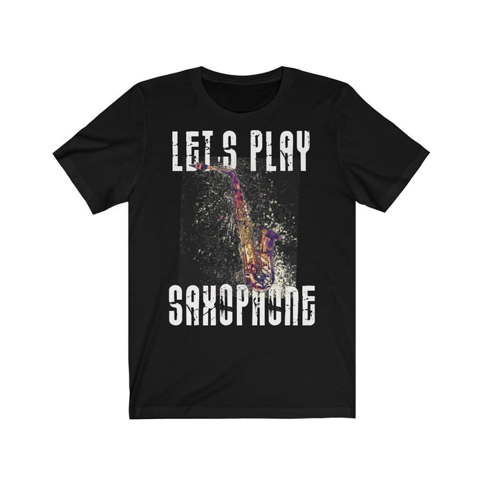 Unisex T-shirt Let's play Saxophone - Scattando Verkleedhuis