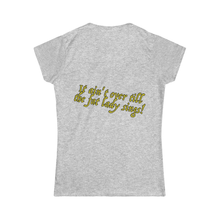 Dames T-Shirt Fat Lady Singing - Scattando Verkleedhuis