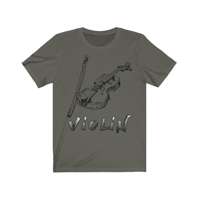 Unisex T-shirt Violin - Scattando Verkleedhuis