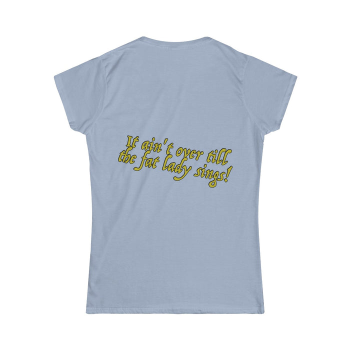 Dames T-Shirt Fat Lady Singing - Scattando Verkleedhuis