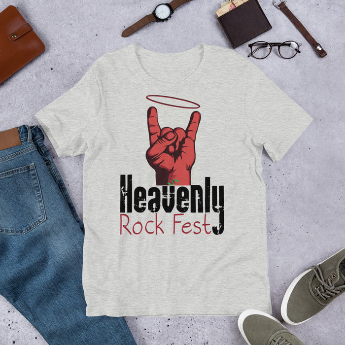 Heavenly Rock Fest T-shirt, gratis verzending - Scattando Verkleedhuis