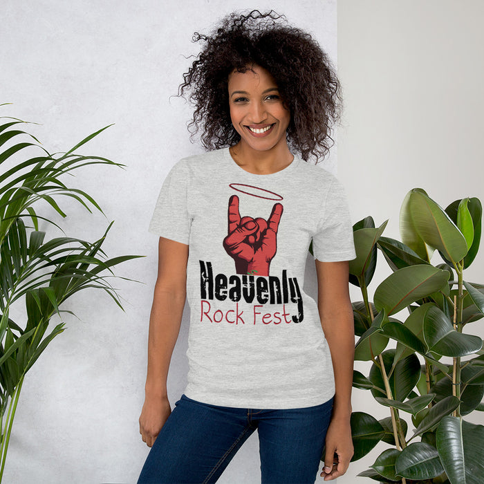 Heavenly Rock Fest T-shirt, gratis verzending - Scattando Verkleedhuis