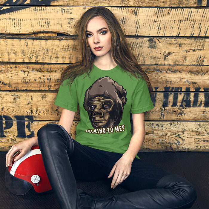 Talking to me? Short-Sleeve Unisex T-Shirt, gratis verzending - Scattando Verkleedhuis