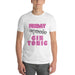 Friday Equals Gin Tonic Men’s Short-Sleeve T-Shirt, gratis verzending! - Scattando Verkleedhuis