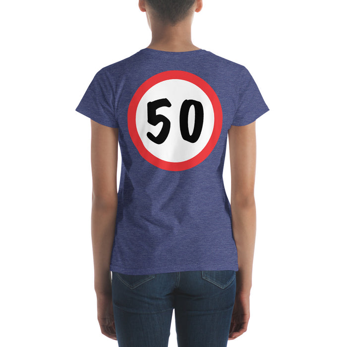 T-Shirt 50, Sarah, Jarige Job, birthday - Scattando Verkleedhuis