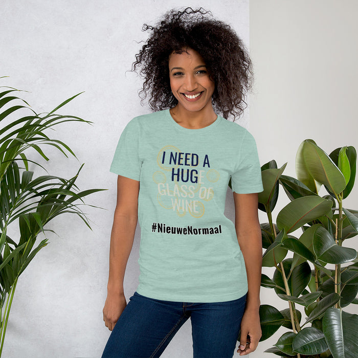 Nieuwe Normaal Unisex T-Shirt I Need A Hug, gratis verzending - Scattando Verkleedhuis