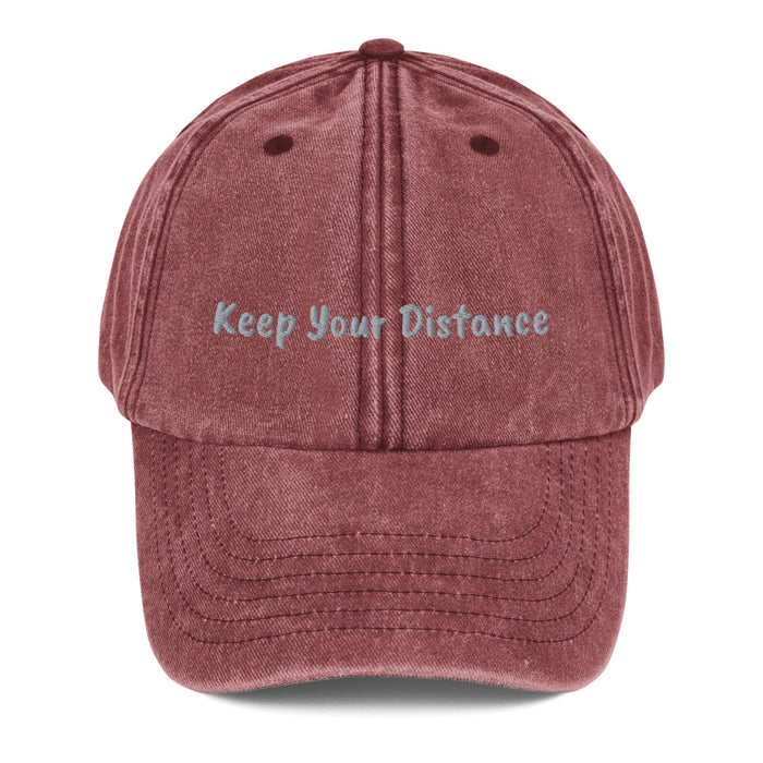 Keep your distance Vintage Hat / Pet / Cap - Scattando Verkleedhuis