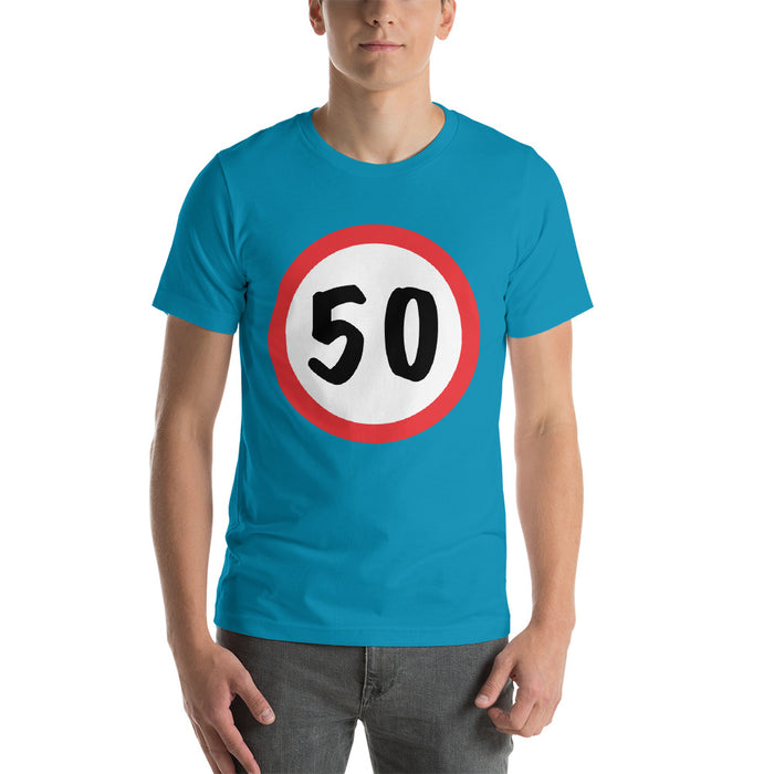 T-Shirt 50, Abraham, Jarige Job, birthday - Scattando Verkleedhuis