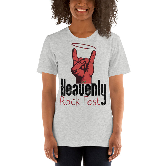 Heavenly Rock Fest T-shirt, gratis verzending - Scattando Verkleedhuis