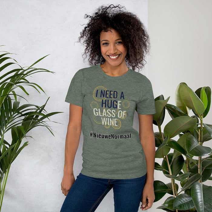 Nieuwe Normaal Unisex T-Shirt I Need A Hug, gratis verzending - Scattando Verkleedhuis