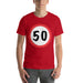 T-Shirt 50, Abraham, Jarige Job, birthday - Scattando Verkleedhuis