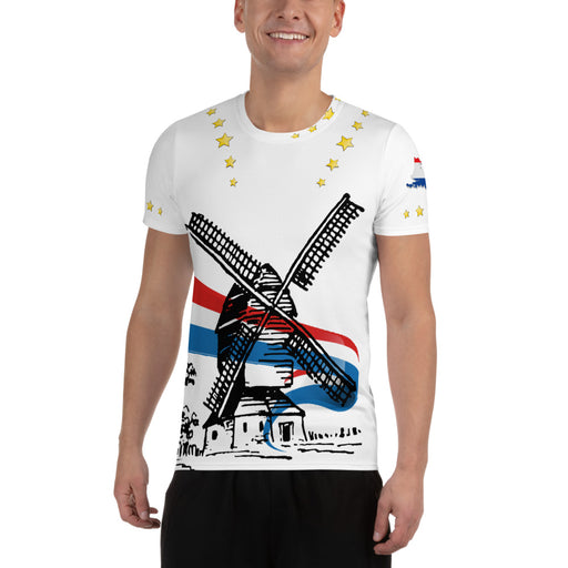 Topper T-Shirt Happy Birthday White - Scattando Verkleedhuis