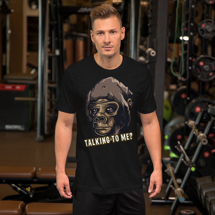 Talking to me? Short-Sleeve Unisex T-Shirt, gratis verzending - Scattando Verkleedhuis