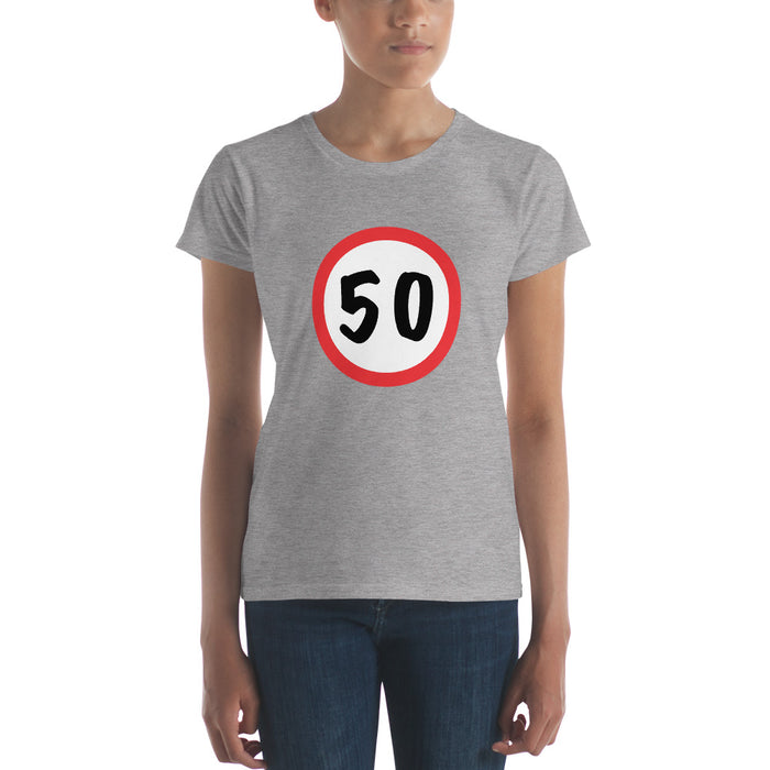 T-Shirt 50, Sarah, Jarige Job, birthday - Scattando Verkleedhuis