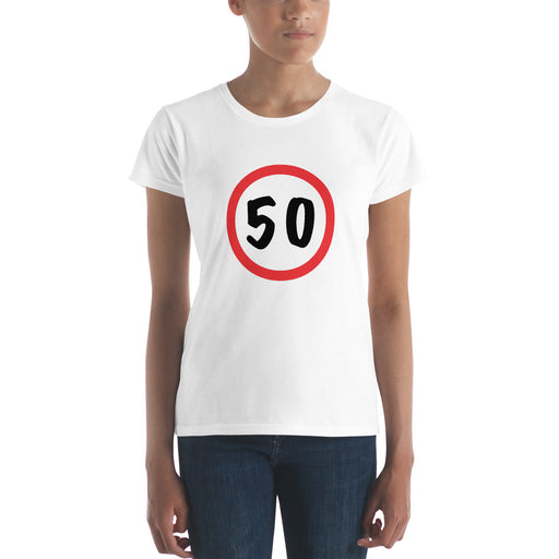 T-Shirt 50, Sarah, Jarige Job, birthday - Scattando Verkleedhuis