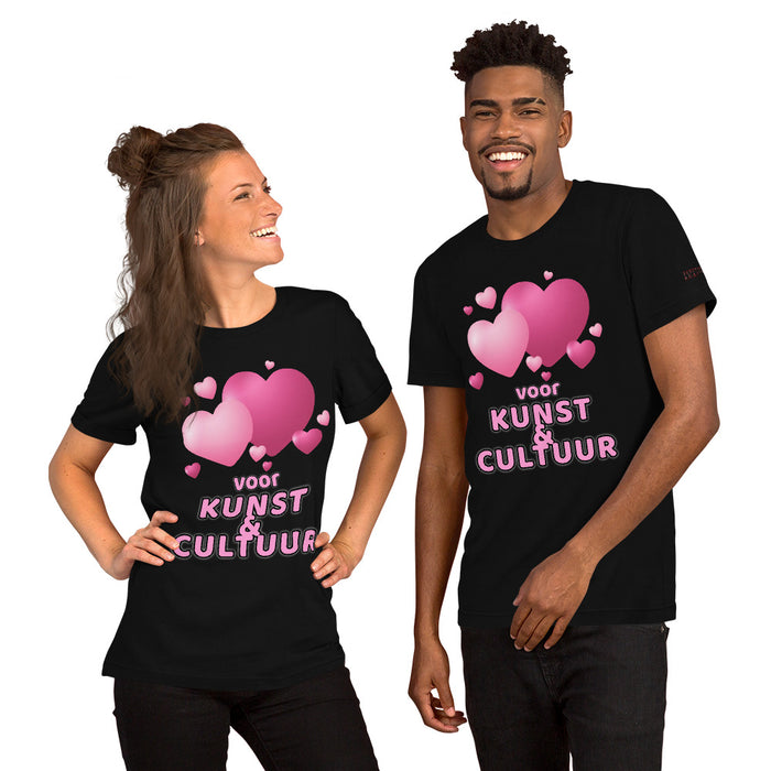 Love Kunst & Cultuur Short-Sleeve Unisex T-Shirt, gratis verzendkosten - Scattando Verkleedhuis