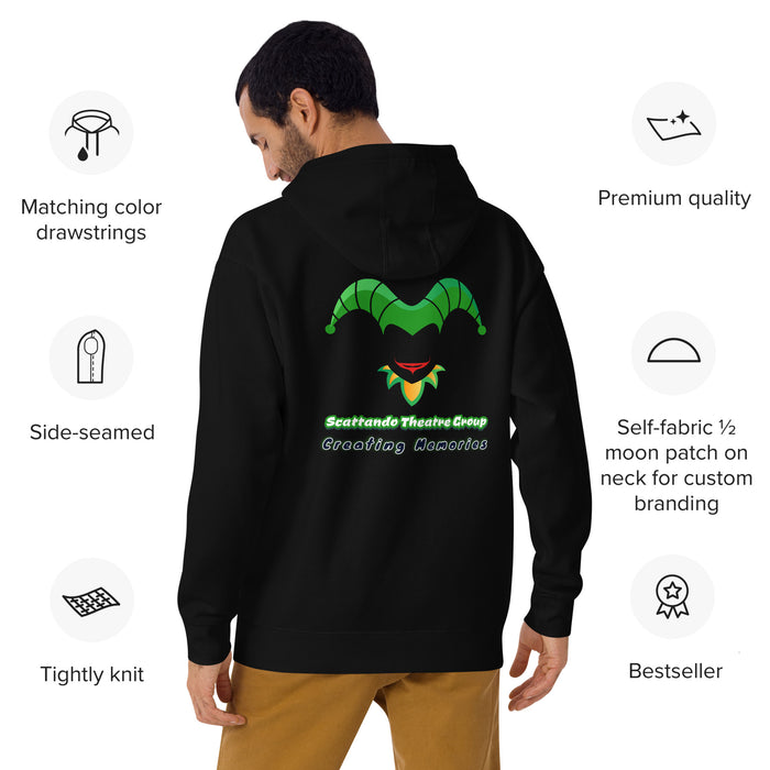 Scattando Theatre Group Premium uniseks hoodie