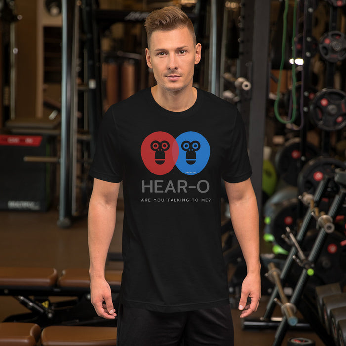 Hear-o Short-Sleeve Unisex T-Shirt, GRATIS VERZENDING