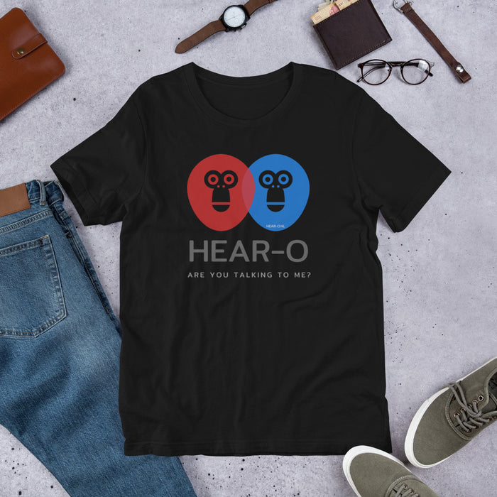 Hear-o Short-Sleeve Unisex T-Shirt, GRATIS VERZENDING