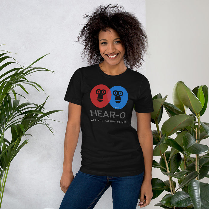 Hear-o Short-Sleeve Unisex T-Shirt, GRATIS VERZENDING