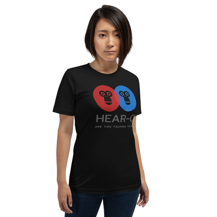 Hear-o Short-Sleeve Unisex T-Shirt, GRATIS VERZENDING