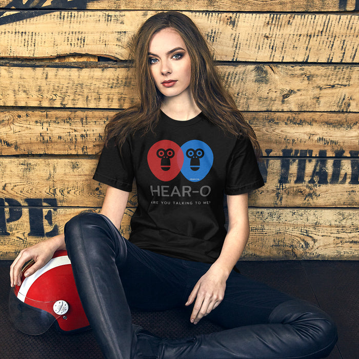 Hear-o Short-Sleeve Unisex T-Shirt, GRATIS VERZENDING