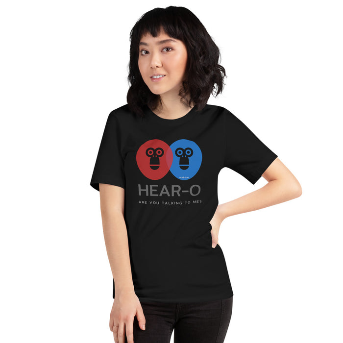 Hear-o Short-Sleeve Unisex T-Shirt, GRATIS VERZENDING