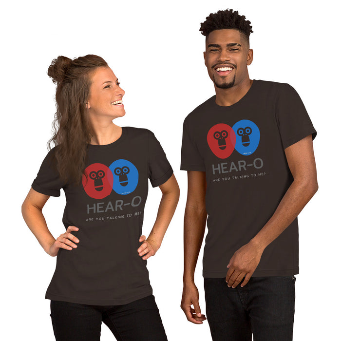 Hear-o Short-Sleeve Unisex T-Shirt, GRATIS VERZENDING